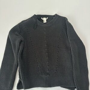 H&M Charcoal Knit Women's Sweater